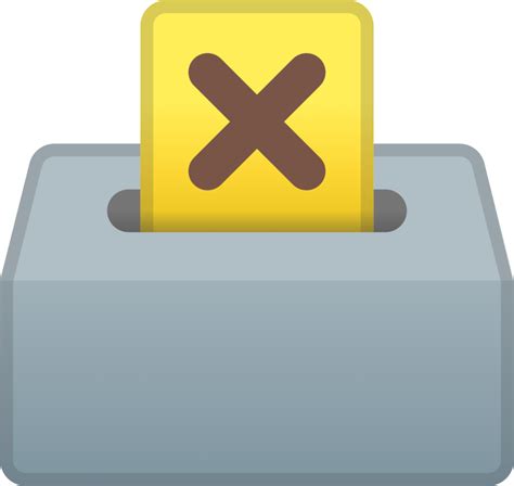 ballot emoji.